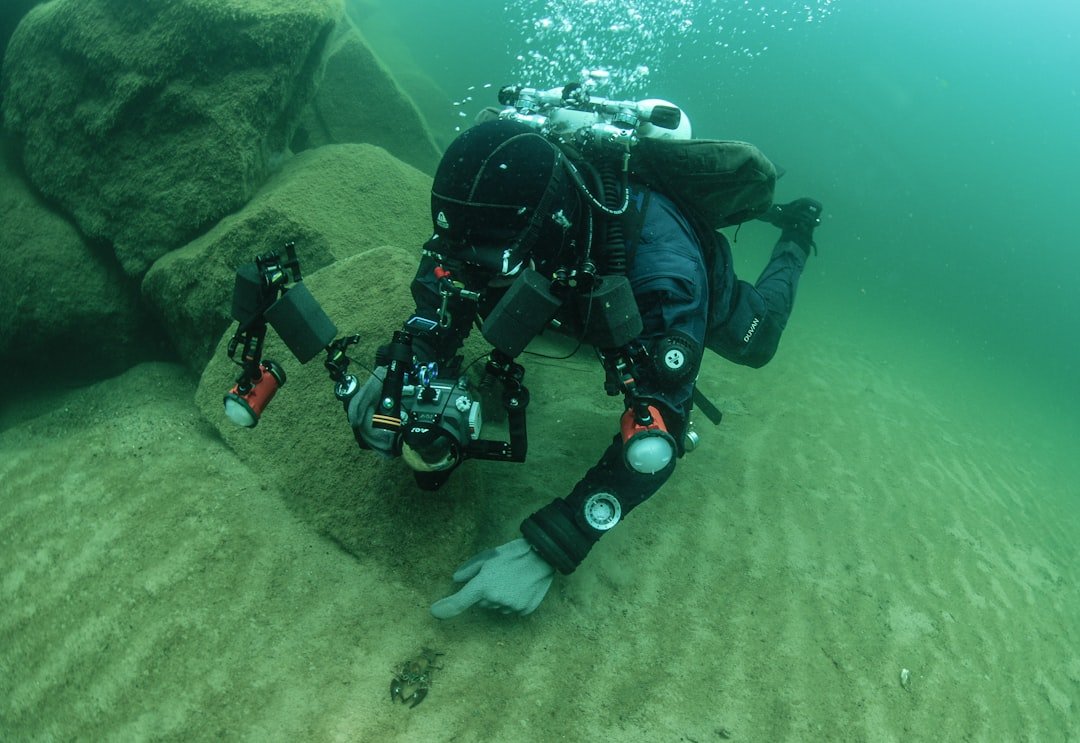 underwater camera stabilization equipment