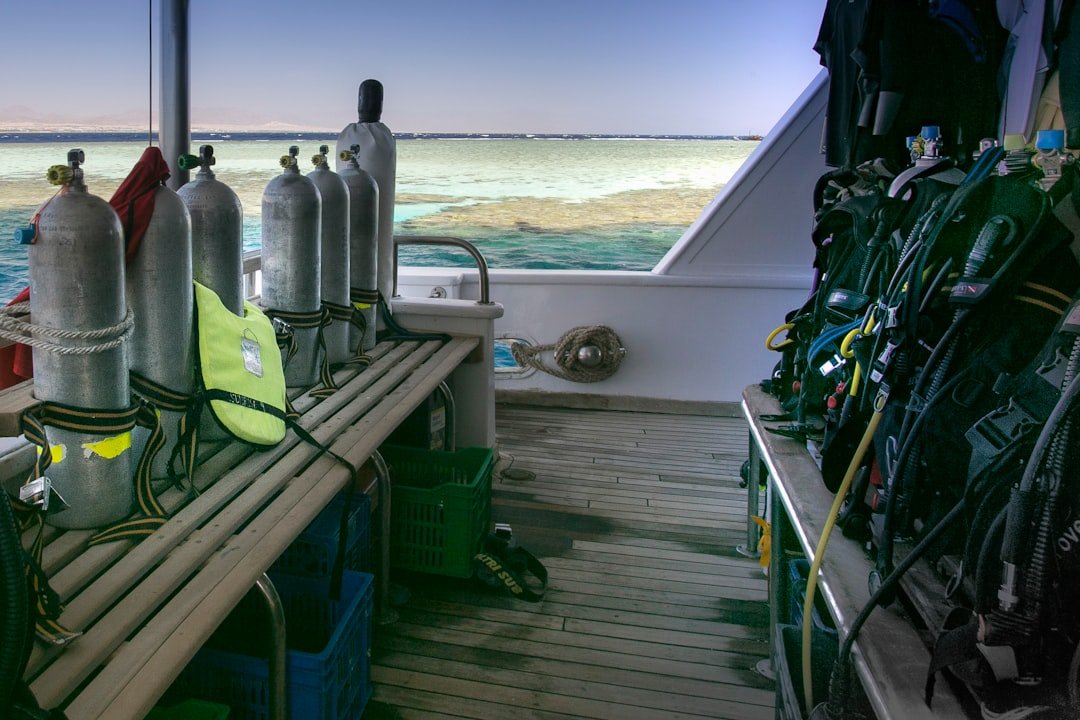 scuba diving cylinders