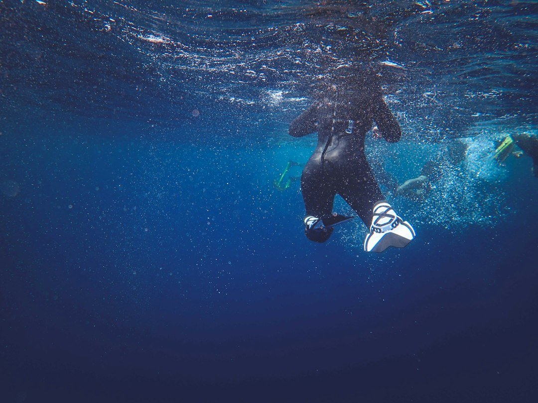 diving fins neoprene boots water