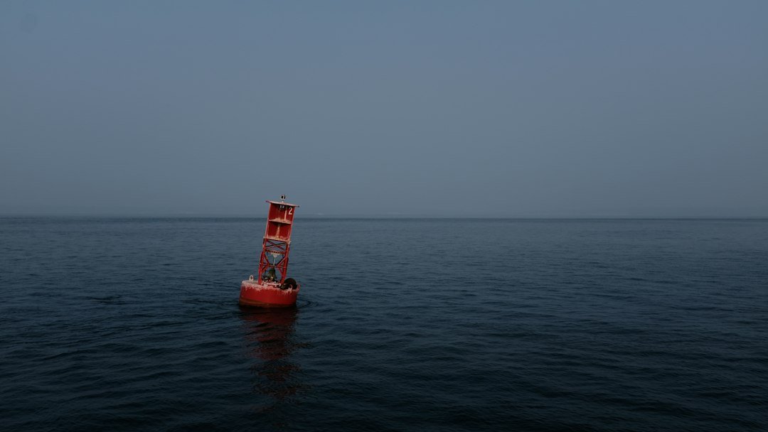 orange dive buoy